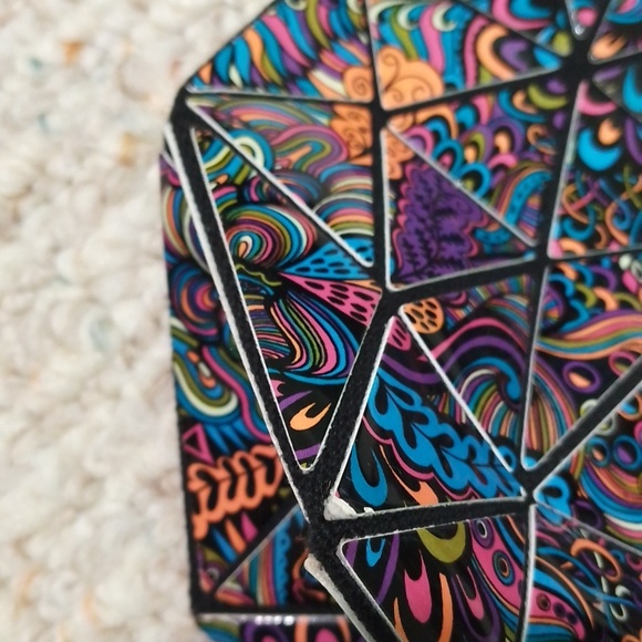 A5 Emilio Pepe abstract tote with geometric shapes - Picture 7 of 13